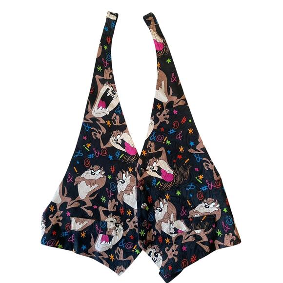 Looney Tunes Balancine Mens Size 38-44 Vintage 94 Taz Open Back Adjustable Strap - Picture 1 of 9